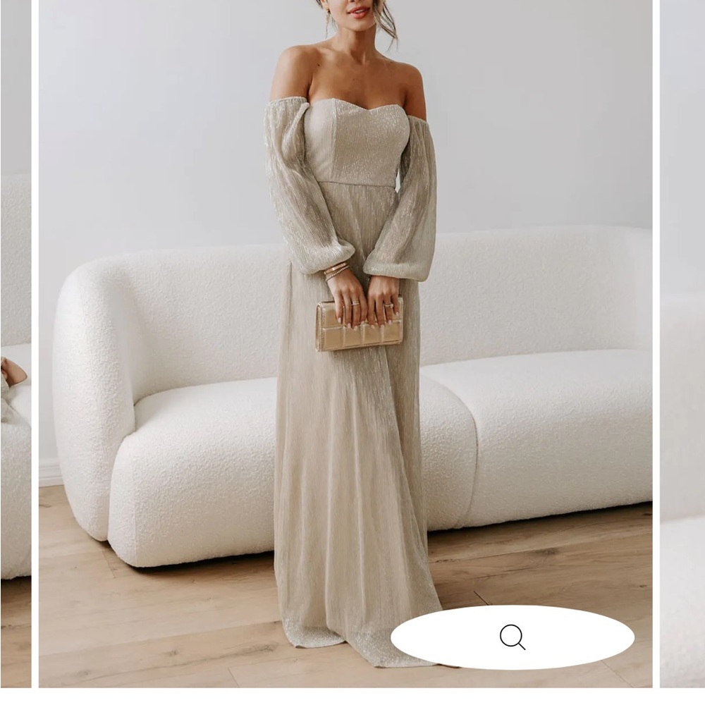 Vici gold sparkle dress